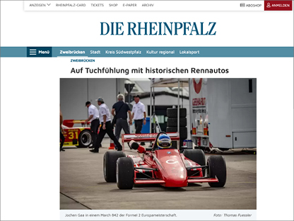 Artikel Die Rheinpfalz - Air Speed 2024